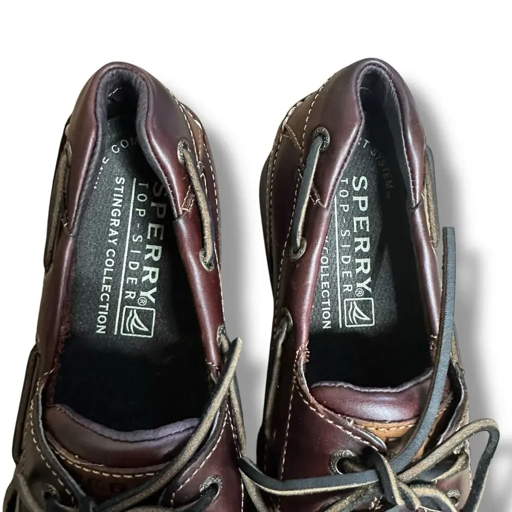 Sperry Top Sider Stingray Mens Sz 8.5 Leather Boat Shoes New No Box Style 05786